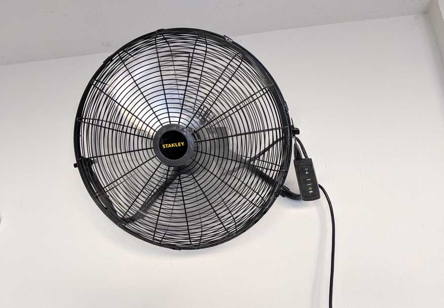 Lasko 20" wall-mounted garage fan