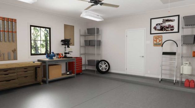 White paint is best for garage