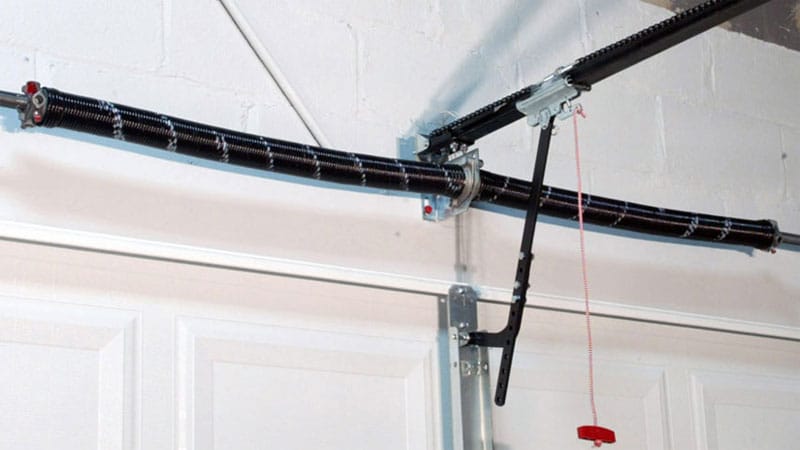 Creative Up And Over Garage Door Jumped Cable with Simple Design