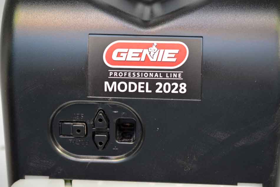 genie garage door keypad