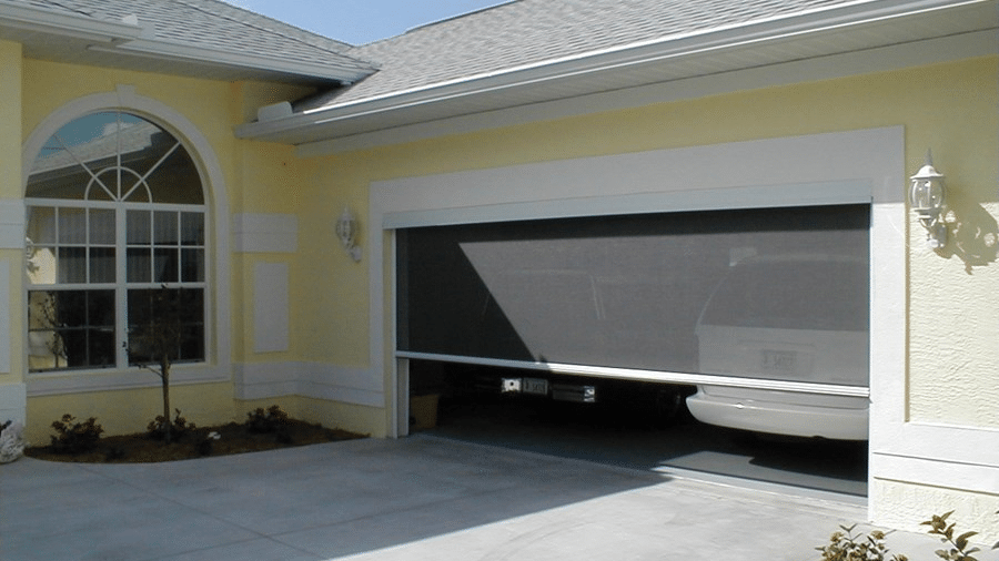  Garage Door Leaf Screen for Simple Design