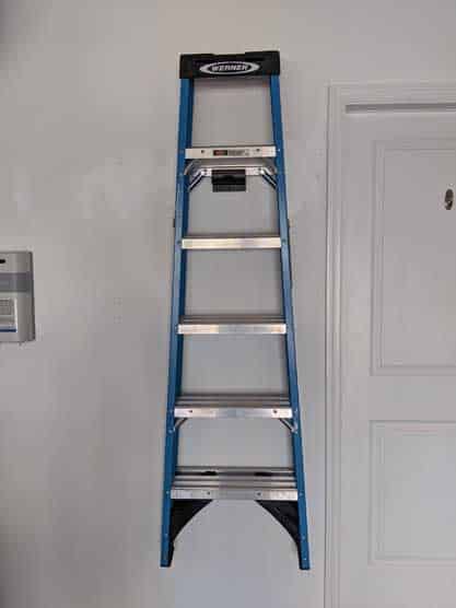 how to install ladder hooks in the garage