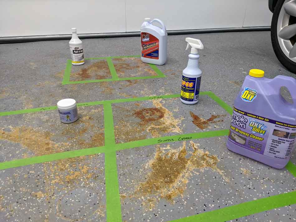 Testing the best concrete cleaners