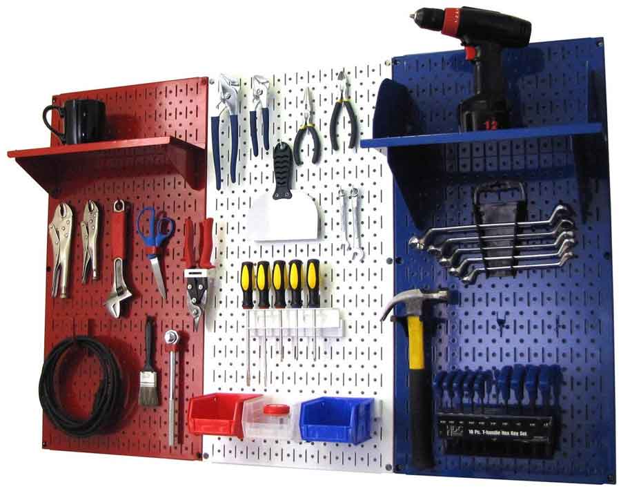 Wall Control makes the best pegboard for garages and basements that I've tested.