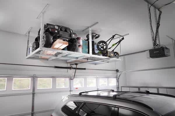 Ceiling racks is just the first of many garage overhead storage ideas we'll discuss in this article