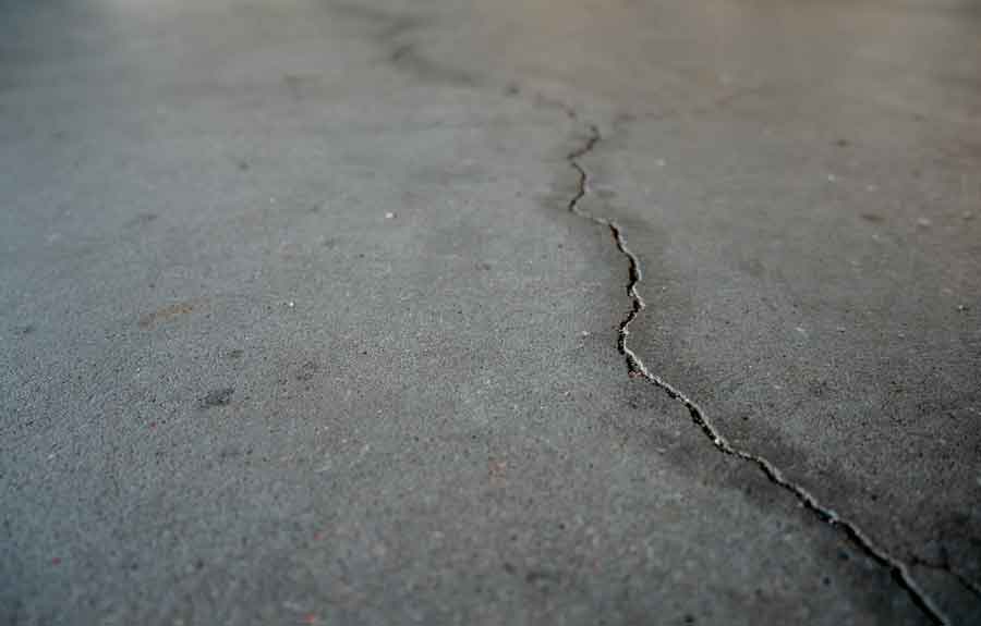 who garage floor slab crack repair