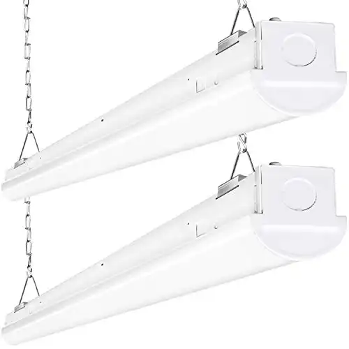 Hykolity 8ft LED Shop Lights, 14300 Lumens, 5000K, [2 Pack]