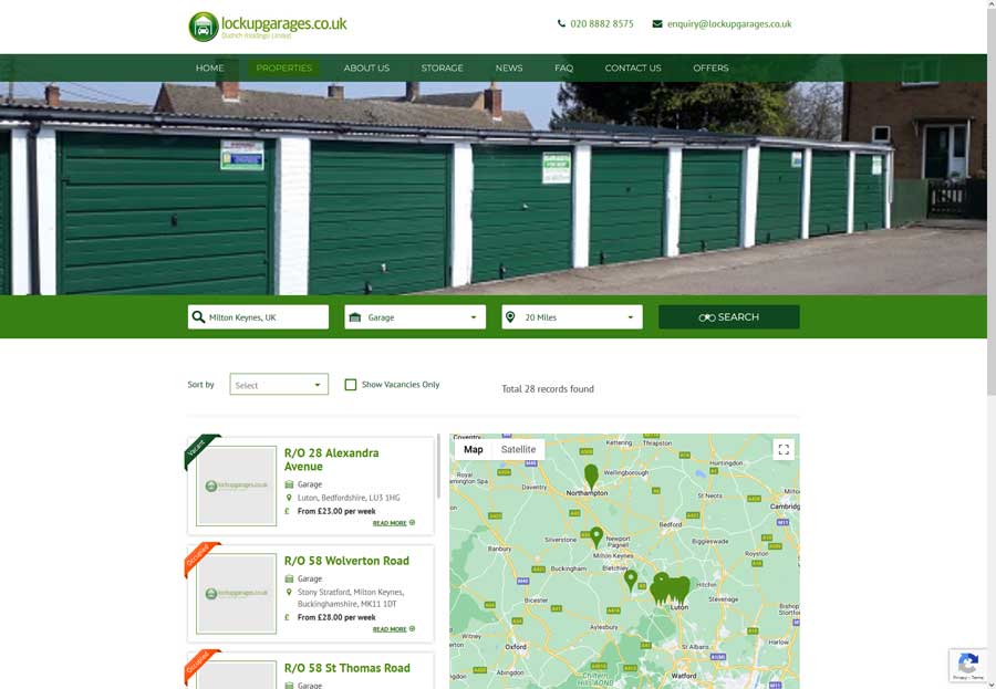 Find a garage for rent in the UK on LockUpGarages