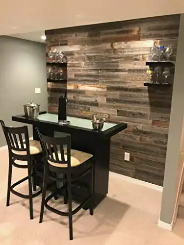 Real Weathered Wood Planks Walls (10 sq. ft.)