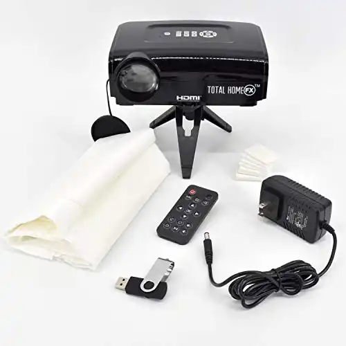 Total HomeFX 800 Series Projector Kit with Pre-Loaded Seasonal and Holiday Videos