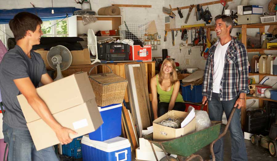 Garage cleaning tips: Get the family involved