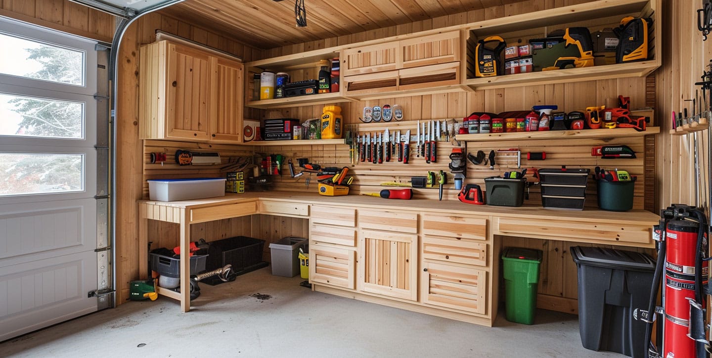 DIY garage cabinets can be a great way to save money