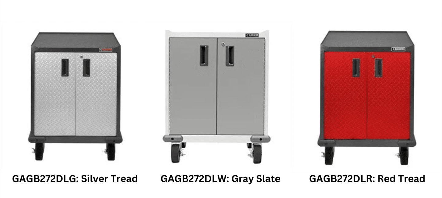 Gladiator GearBox is available in three colors: Gray, White, and Red