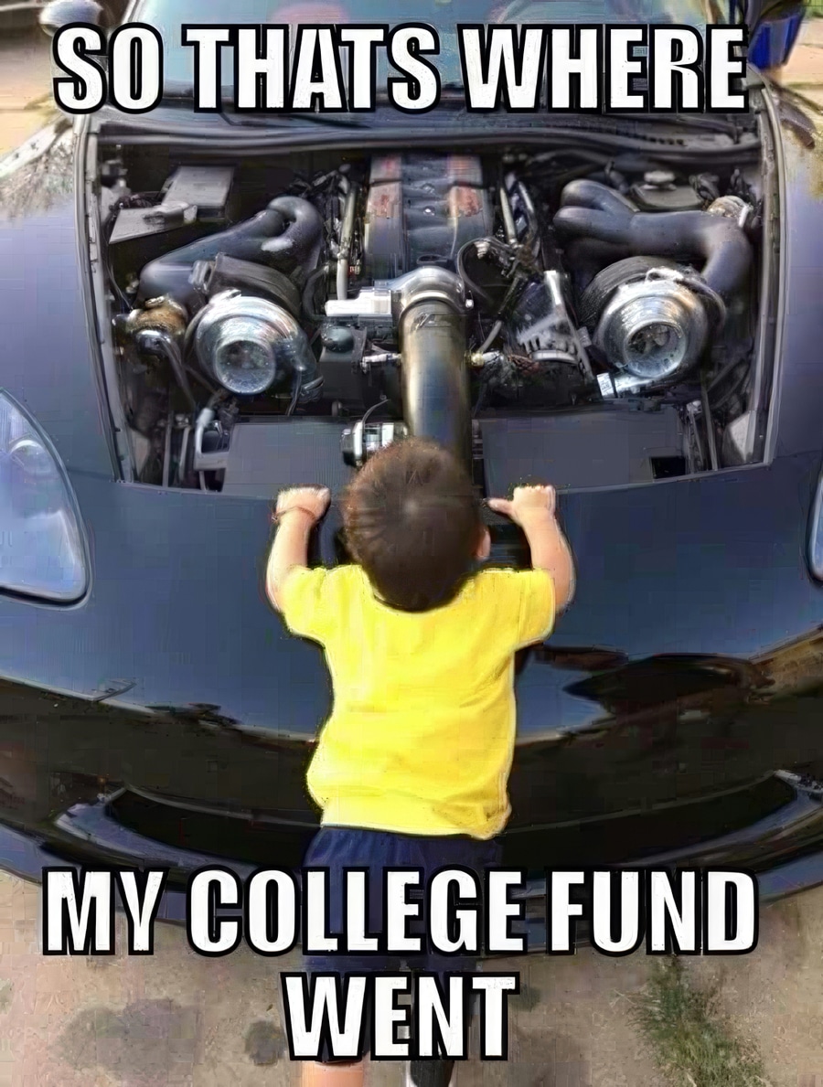 So this is what happened to my college fund