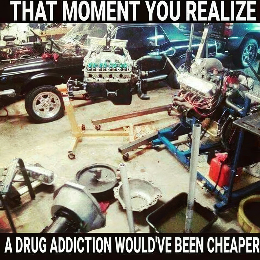 A drug addiction would have been cheaper