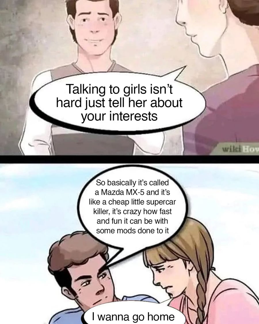 Just tell her your interests