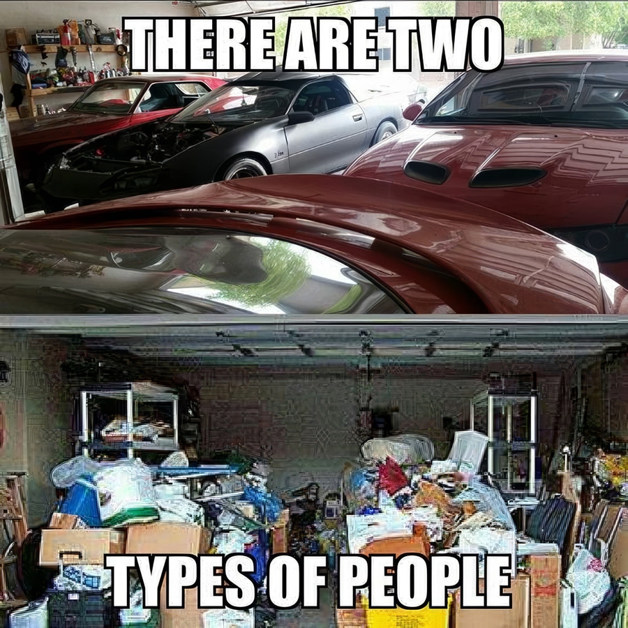 There are two types of garages