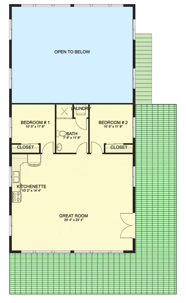 61227UT second floor plan