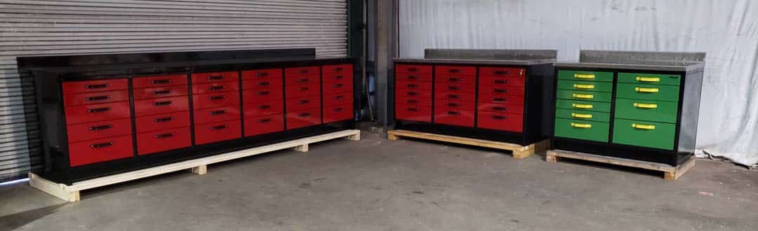 Dyco red & green workbenches