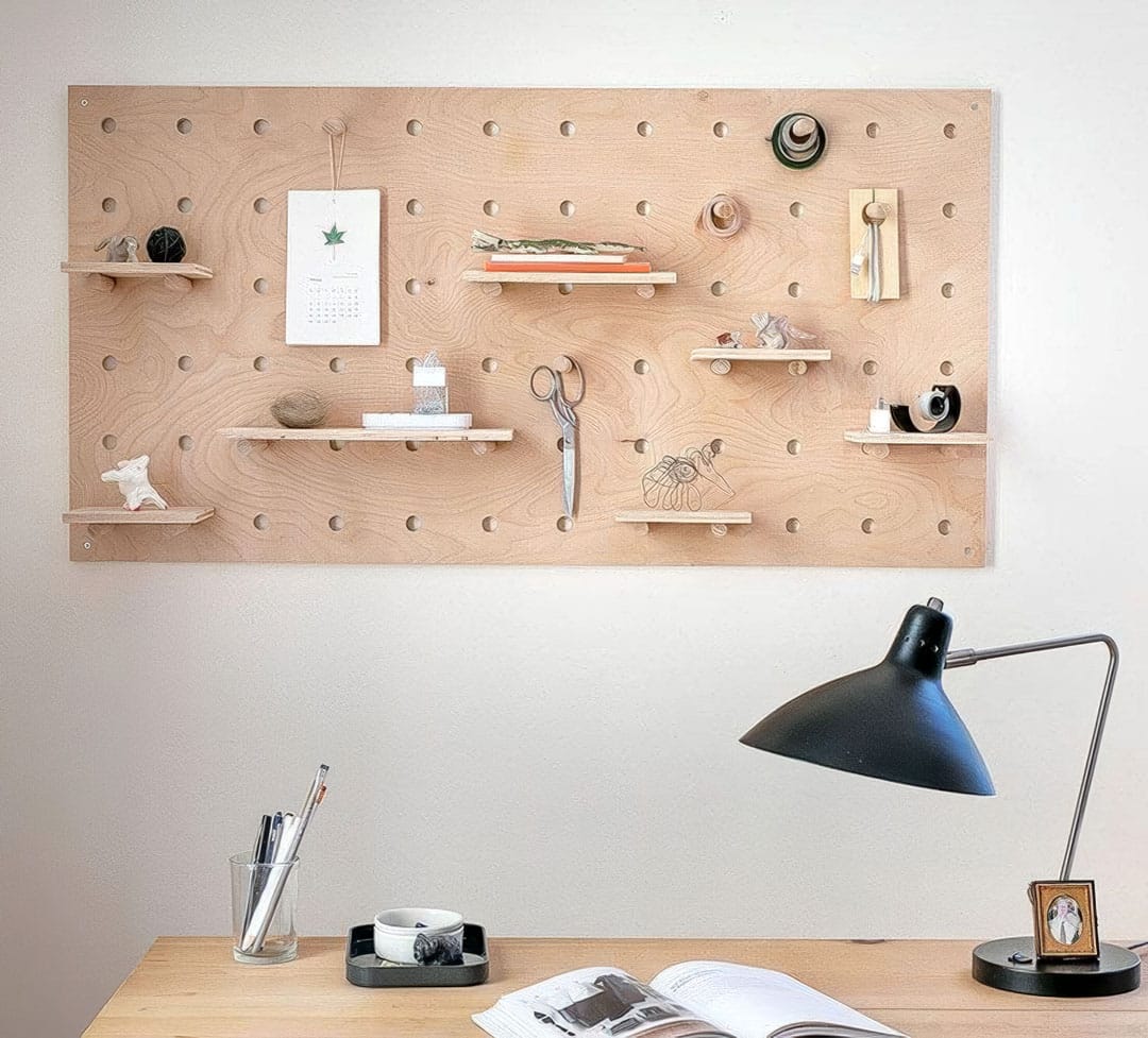 Home Office pegboard ideas