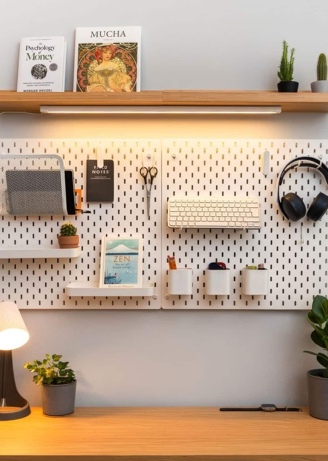 Home Office pegboard ideas