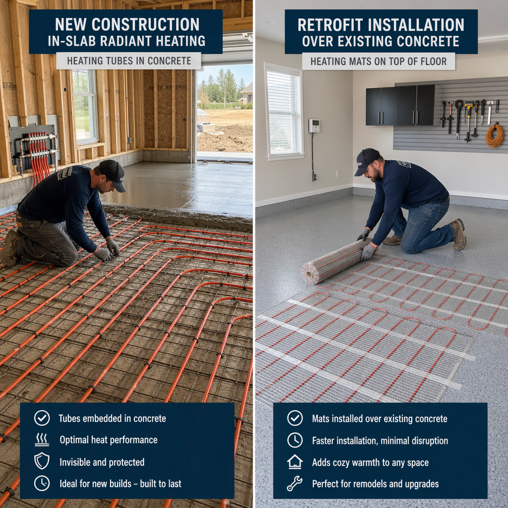 Installation Methods: New Construction vs. Retrofit