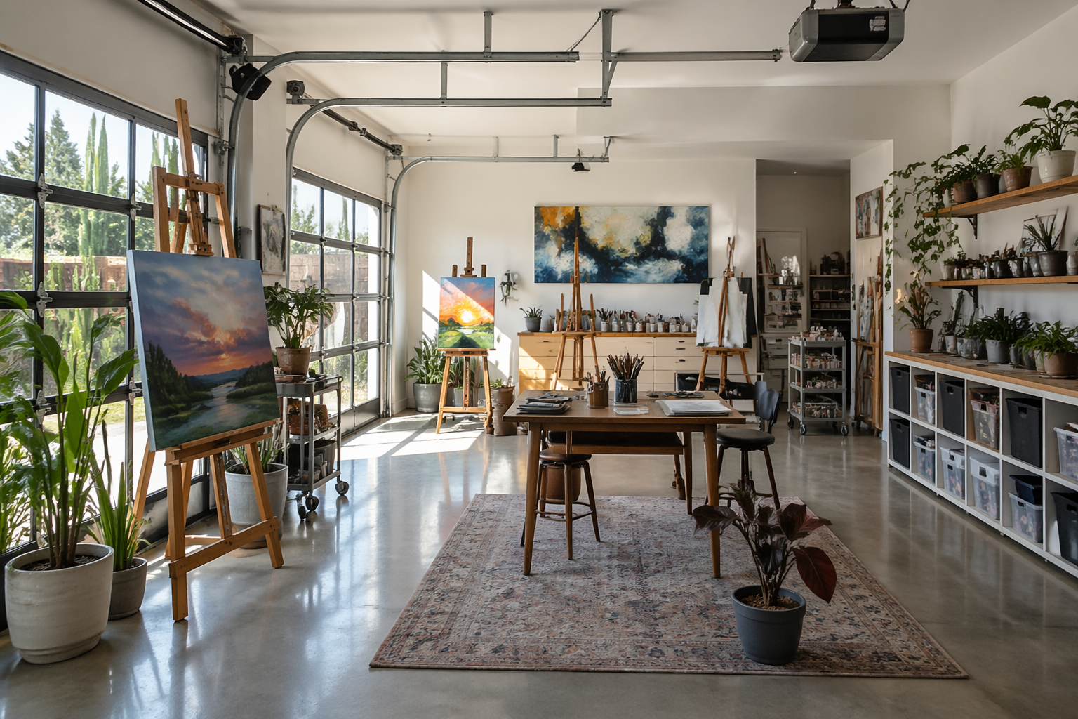 22 Garage Art Studio Ideas for Creative Minds