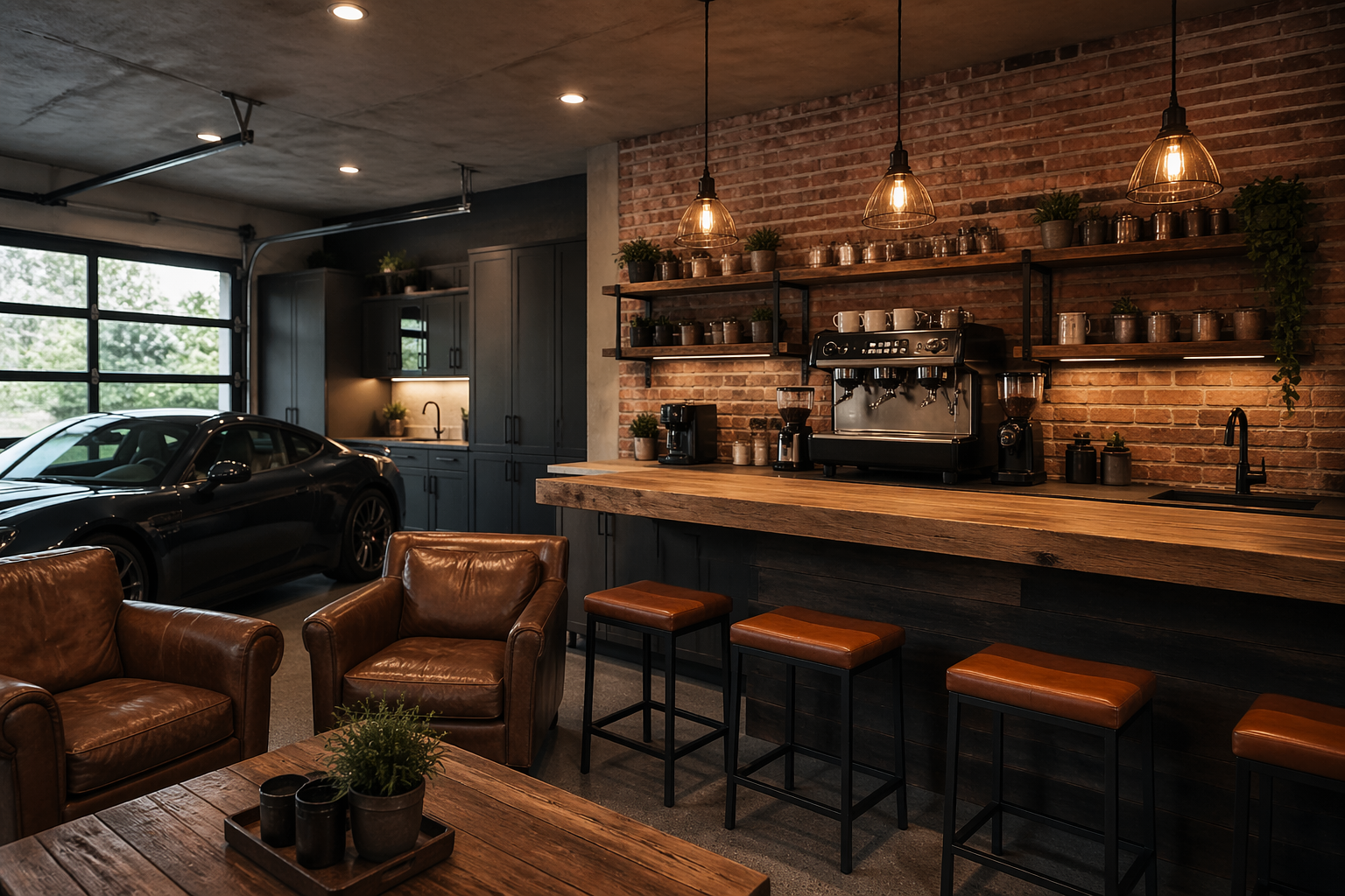 20 Garage Coffee Bar Ideas for Your Own Home Cafe