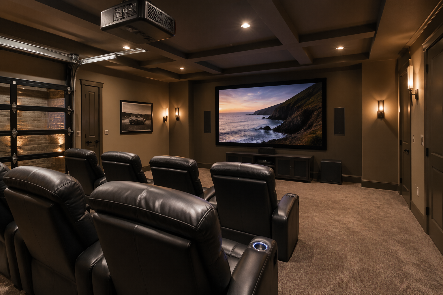 25 Garage Home Theater Ideas for the Ultimate Movie Night