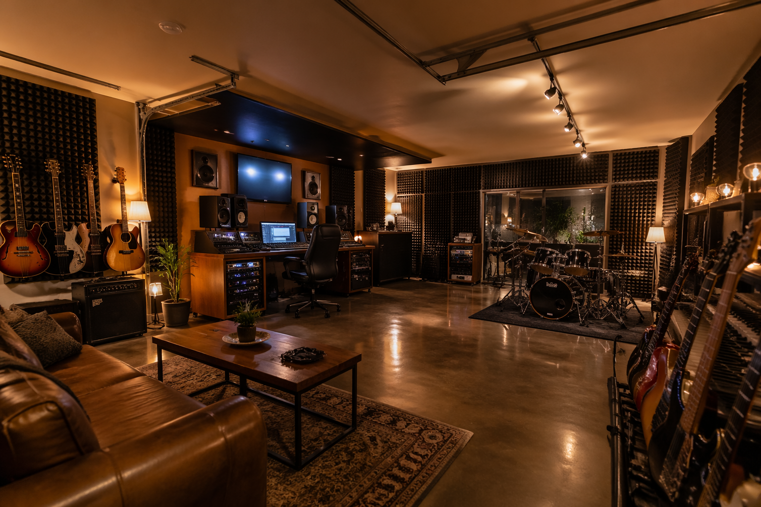 20 Garage Music Studio Ideas for Musicians and Bands