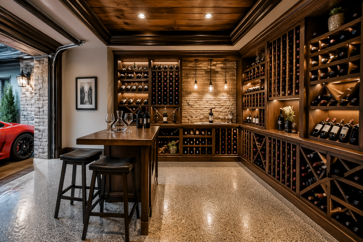 20 Garage Wine Cellar Ideas for the Home Sommelier