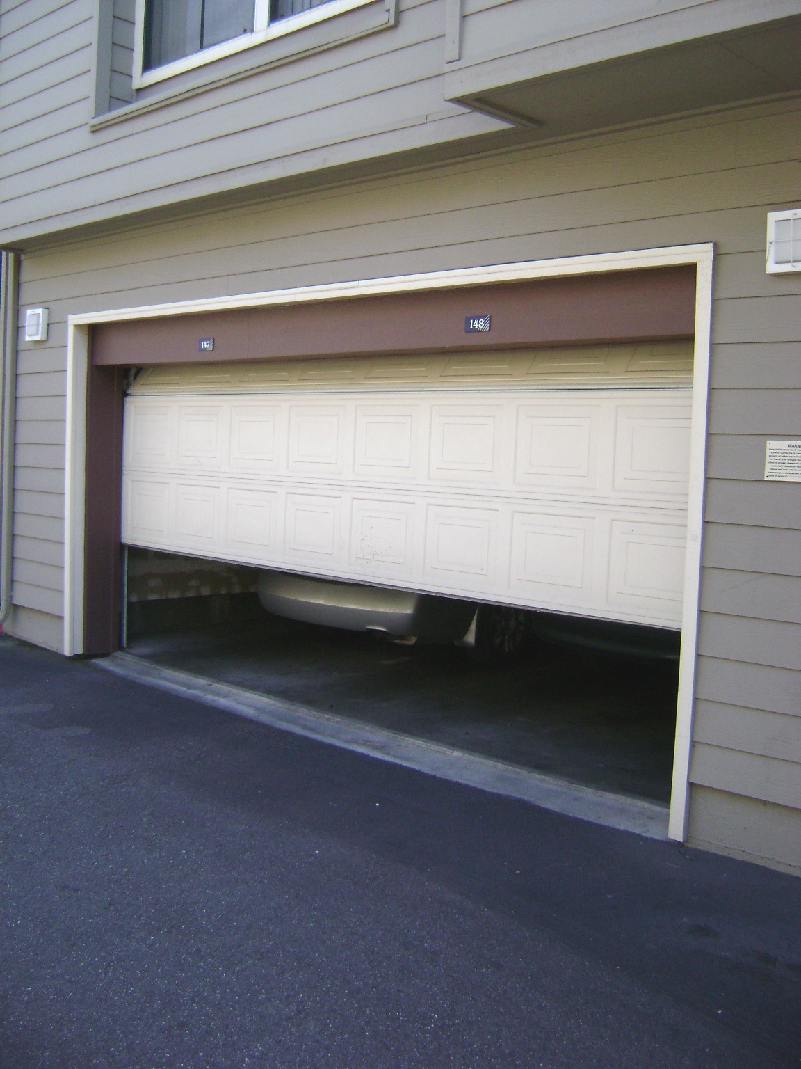 Garage door