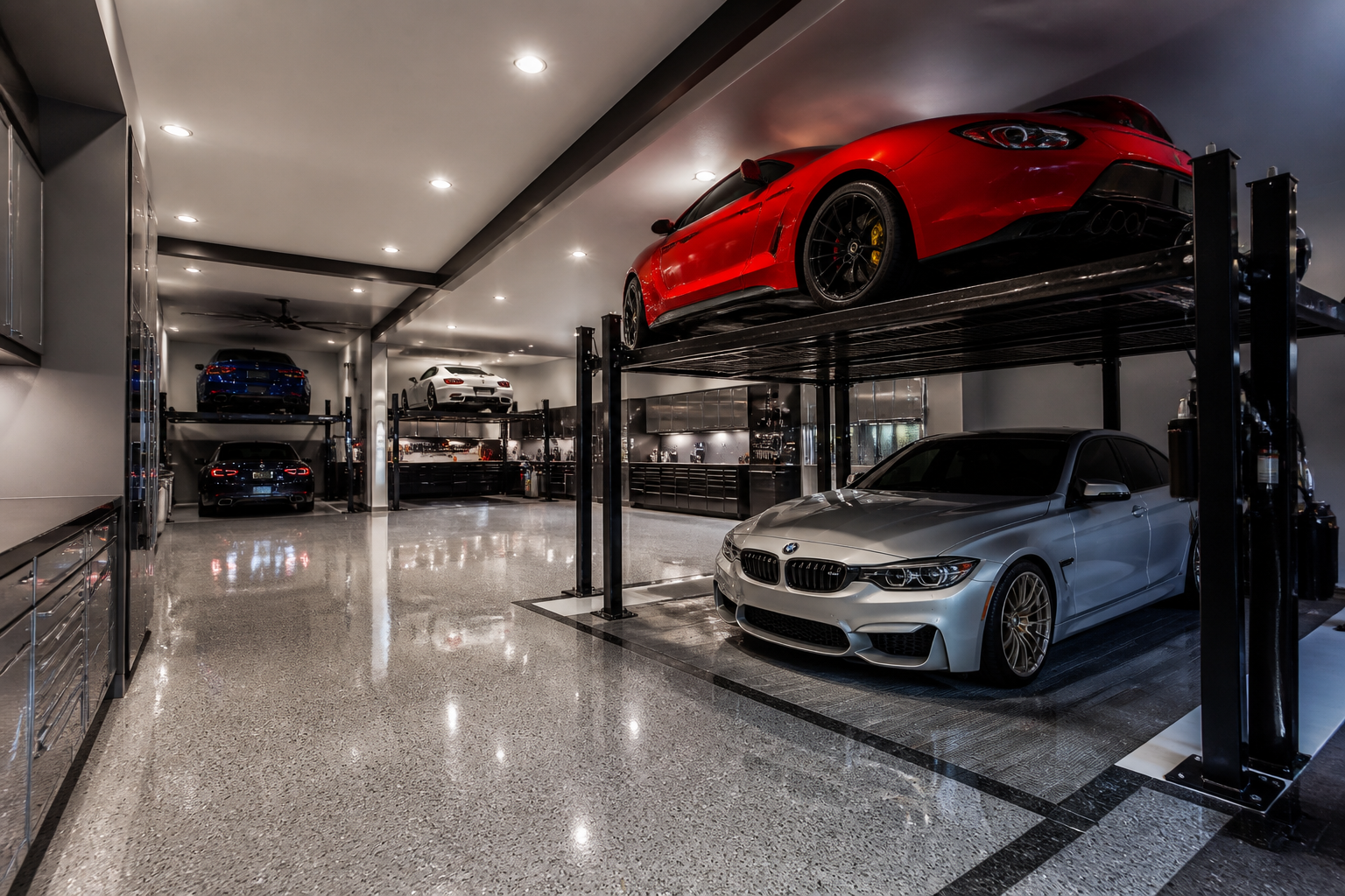 10 Multi-Vehicle Lift Setup Ideas for Car Enthusiasts
