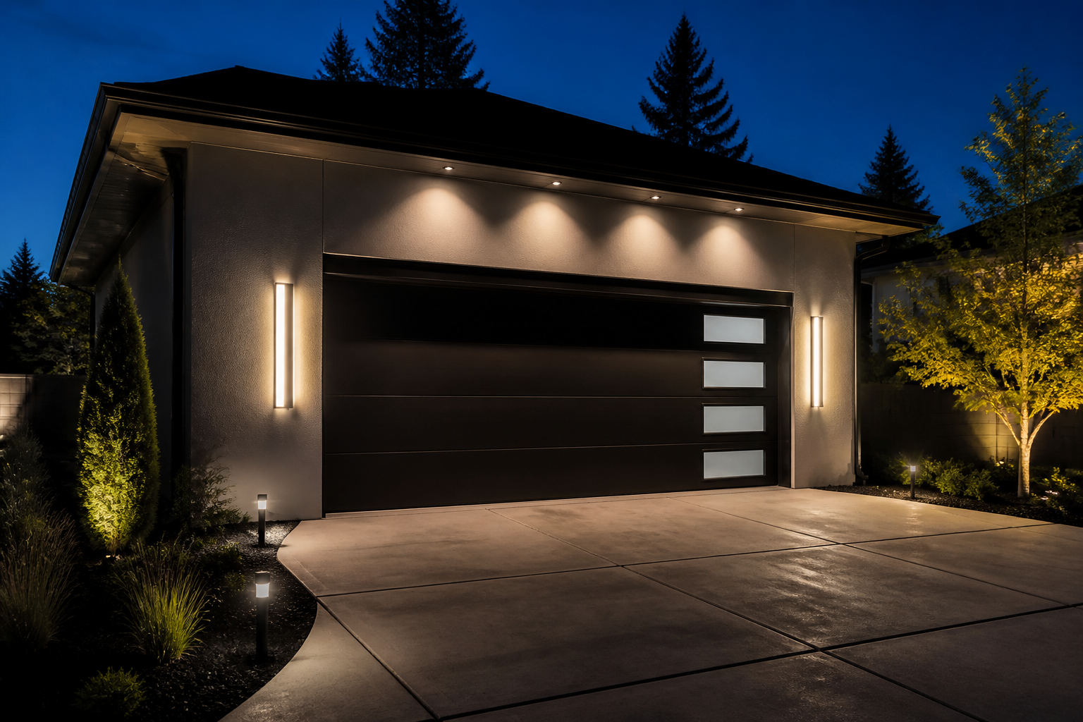 13 Garage Exterior Lighting Ideas for Stunning Night Curb Appeal