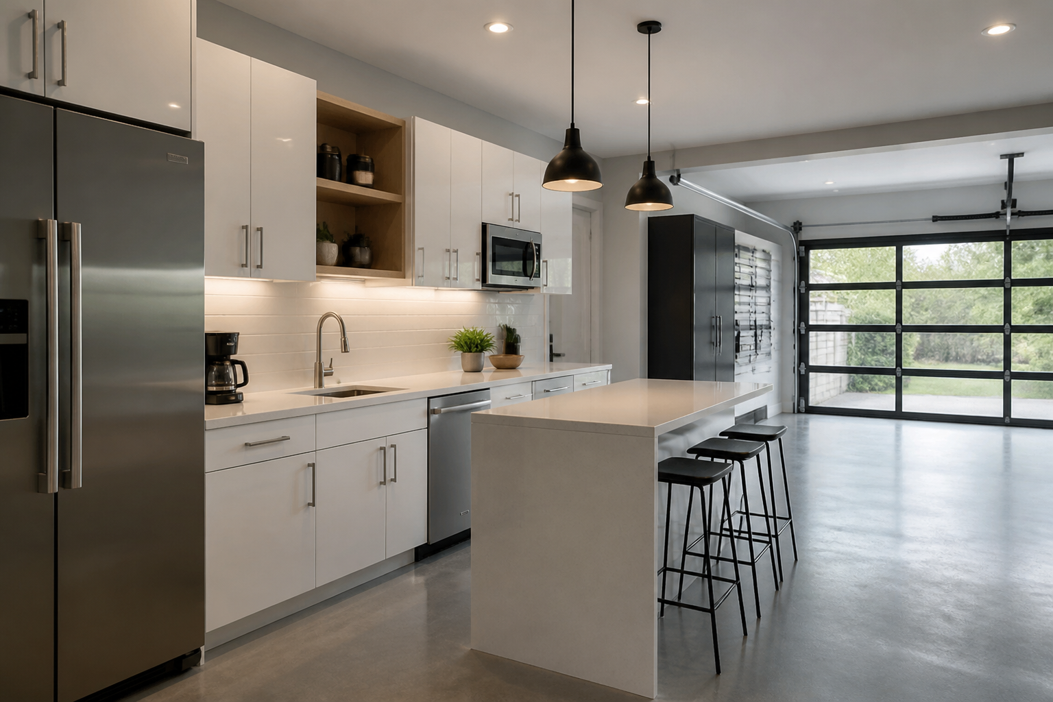 18 Garage Kitchenette Ideas for Compact Cooking Spaces