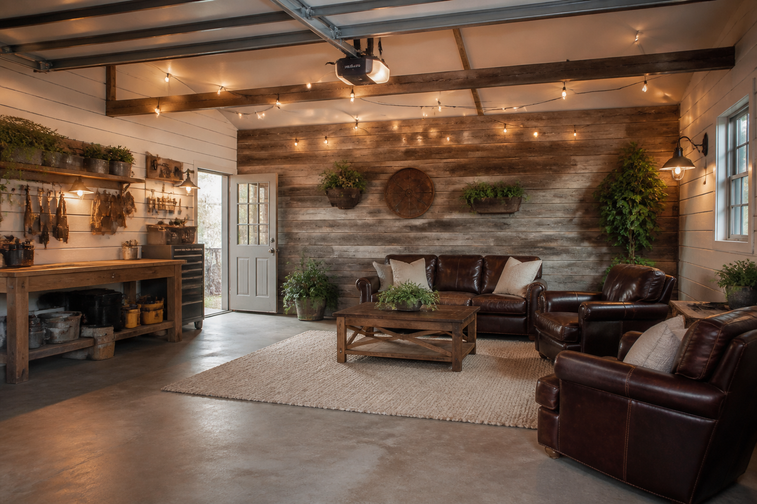 16 Rustic Garage Transformation Ideas