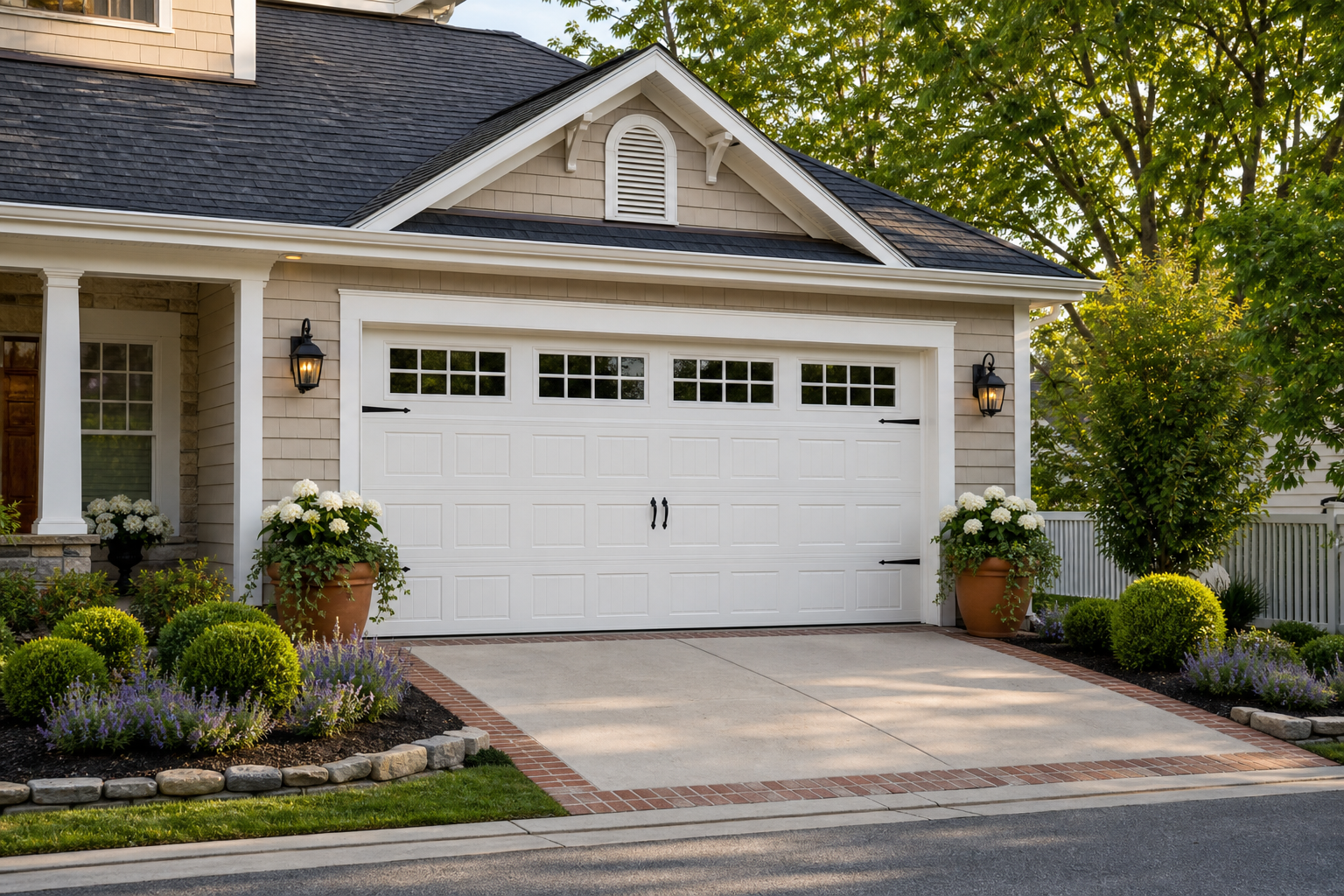 16 Garage Door Landscaping Ideas to Frame Your Home