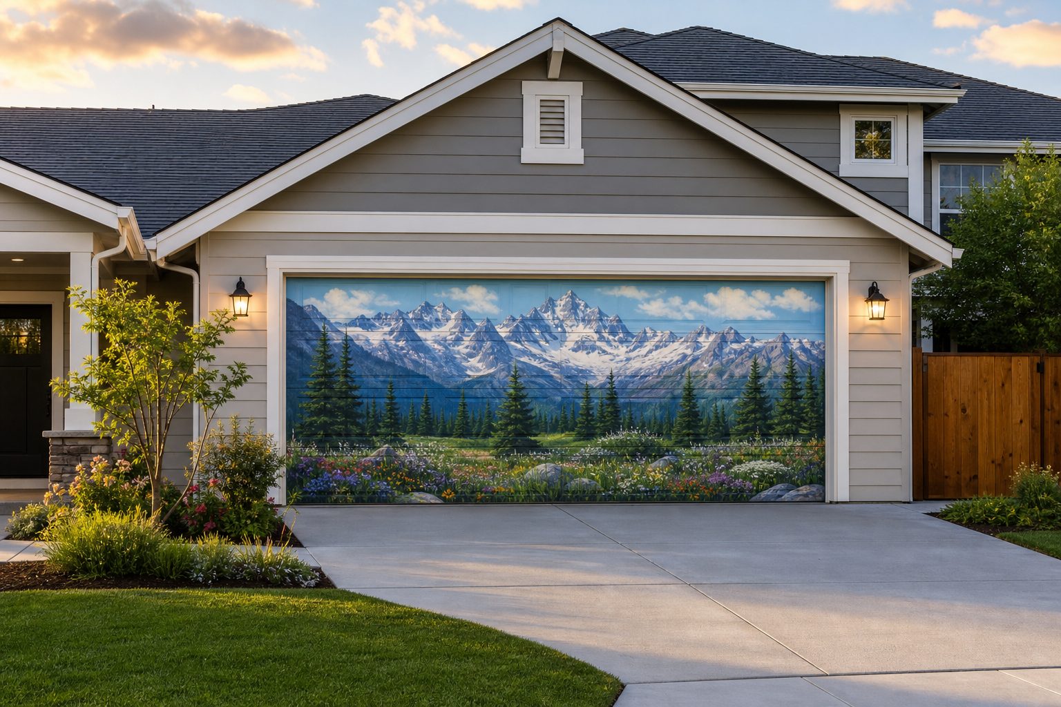 12 Garage Door Mural Ideas for Artistic Curb Appeal