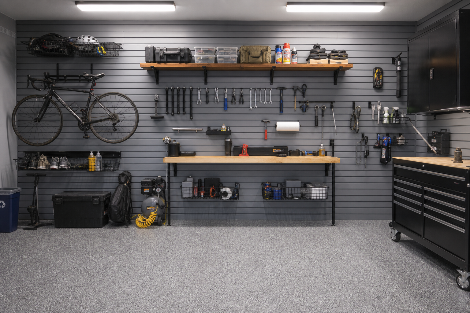 15 Garage Slatwall Ideas for Flexible Storage
