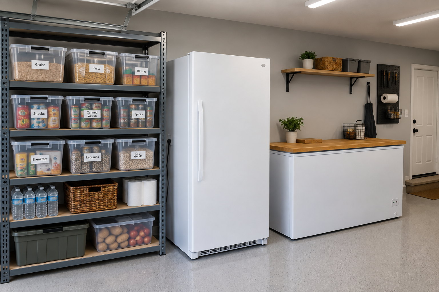 16 Garage Freezer Storage Ideas for an Organized Food Stockpile