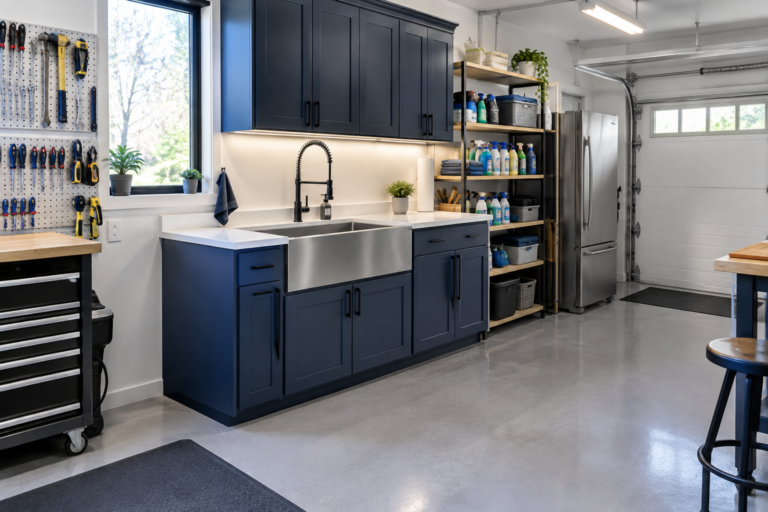 18 Garage Utility Sink Ideas for a Hardworking Cleanup Station